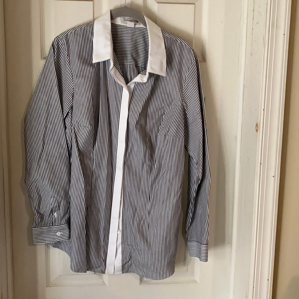 Coldwater Creek striped button down